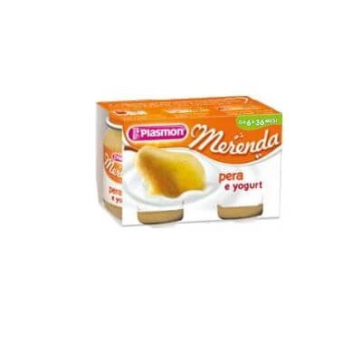 Pară cu iaurt omogenizat Plasmon 120 g x 2 bucăți