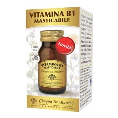 Vitamina b1 masticabilă 100 comprimate