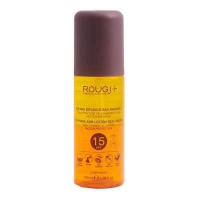 Rougj suntech spf15 intensificator de bronz bifazic 100 ml