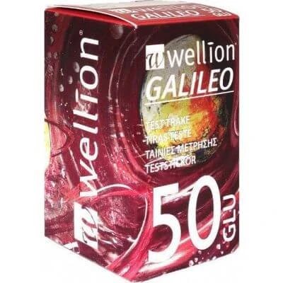 Benzi galileo Wellion 50 glucoză în sânge