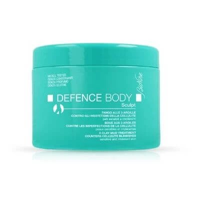 Nămol anticelulitic Defence body cu 3 argile borcan 500 g