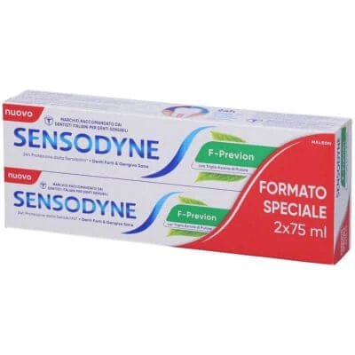 Sensodyne mentă proaspătă dinți 2 bucăți 75 ml