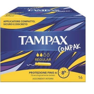 Tampax compak regular 16 bucăți
