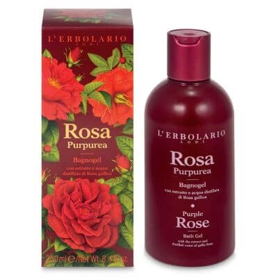 Gel de baie Rosa purpurea 250 ml