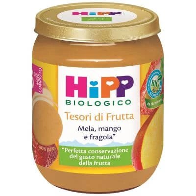 Hipp comori fructe măr mango căpșuni 160 g