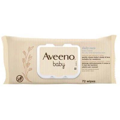 Aveeno baby wipes 72 bucăți