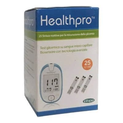 Healthpro benzi de testare a glicemiei 25 bucăți