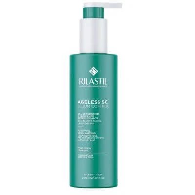 Rilastil ageless sc sebum control purificator reechilibrant gel de curățare 250 ml