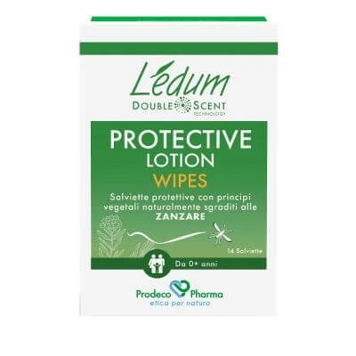 Ledum ds loțiune de protecție șervețele 14 bucăți