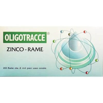 Oligotraces zinc cupru 20 fiole 2 ml