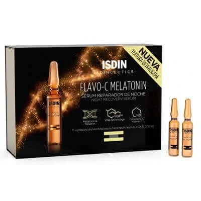 Isdinceutics flavo c melatonină 10 fiole