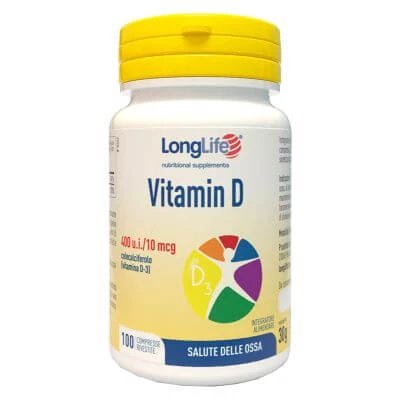 Longlife vitamina d 400ui 100 comprimate