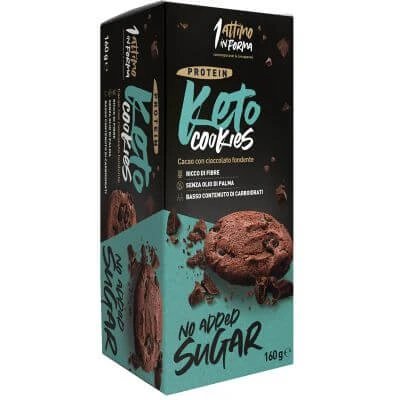 Fursecuri Keto cacao ciocolată neagră 160 g