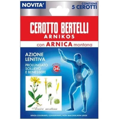 Tencuială Bertelli arnikos cu arnica montana 5 bucăți