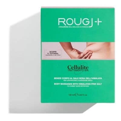 Rougj bandaje spa pentru tratamentul celulitei cu sare roz de Himalaya 2 bucăți 120 ml