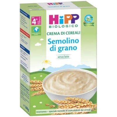 Hipp bio cremă de cereale semol 200 g