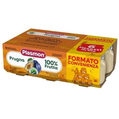 Prune omogenizate Plasmon 6x80 g