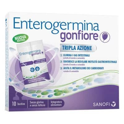 Enterogermina bloat 10 plicuri din două părți