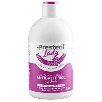 Lady presteril detergent intim antibacterian/ph acidic 250 ml