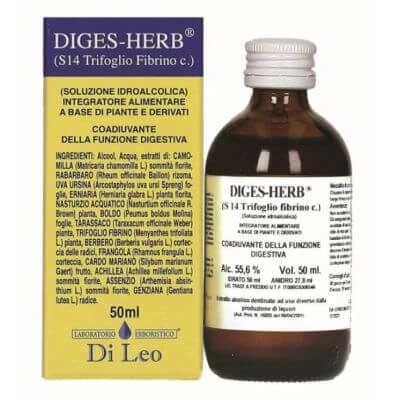 Diges-herb compound s 14 fibre de trifoi 50 ml