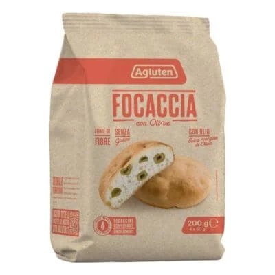 Măsline focaccia Agluten 200 g