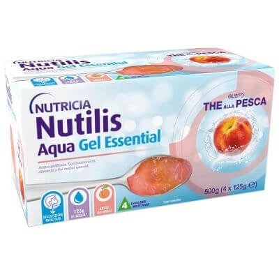 Nutilis aqua gel piersică 4 buc 125 g