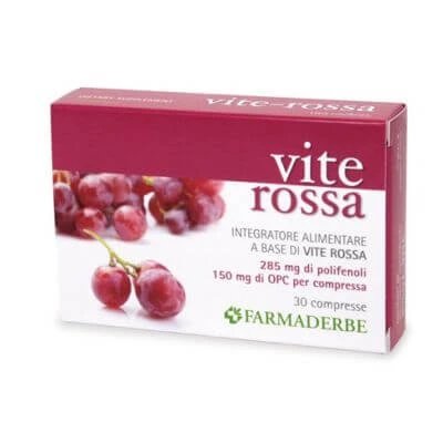 Viță de vie roșie 30 comprimate