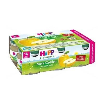Hipp bio omogenizat măr auriu 6x80 g
