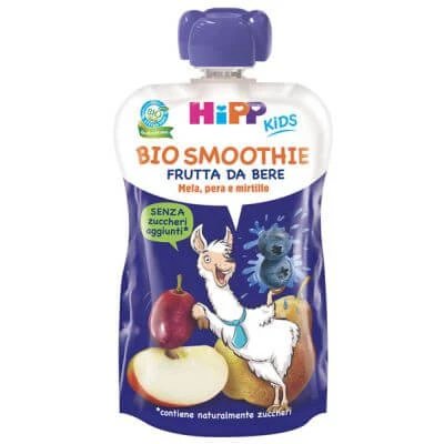 Hipp bio smoothies măr/pereche/merișor 120 ml