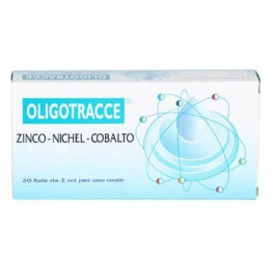 Oligotraces zinc nichel cobalt 20 fiole 2 ml