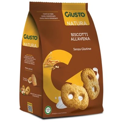 Biscuiți de ovăz fără gluten Giusto 250 g