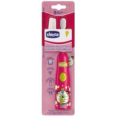 Periuță de dinți electrică Chicco panda roz