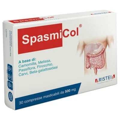 Spasmicol 30 comprimate masticabile 500 mg