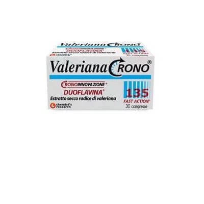 Valerian chrono 135 cu duoflavină acțiune rapidă 30 comprimate