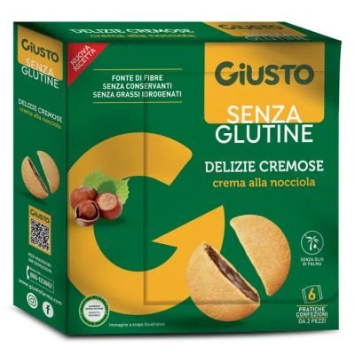 Giusto fără gluten delicatese delicioase cremose al cacao nocciola 180 g