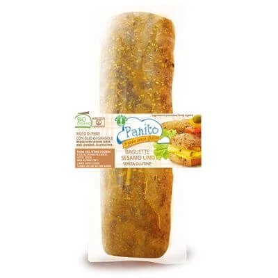 Baghetă Panito cu susan și semințe de in 180 g