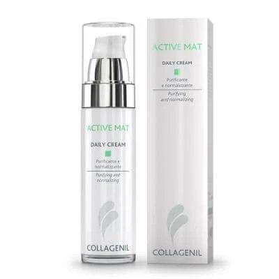 Collagenil active mat crema de zi cu zi sebum-reglare / purificare a pielii flacon facial 50 ml
