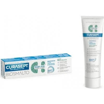 Curasept bio smalț pastă de dinți copil copil mentă carii abraziune & eroziune 50 ml