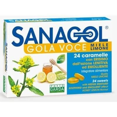 Sanagol gât miere lămâie 24 dulciuri
