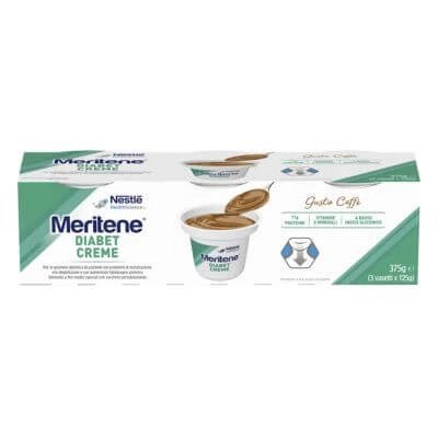 Meritene diabet creme cafea 3 x 125 g