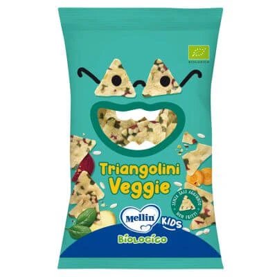 Mellin snack bio triangolini vegetarian 30 g