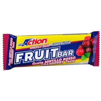 Proaction bar de fructe bar de energie cu merișor 40 g