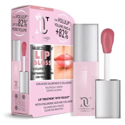 Natur unique hyalucollagen luciu de buze volum xxxl nude 8 ml