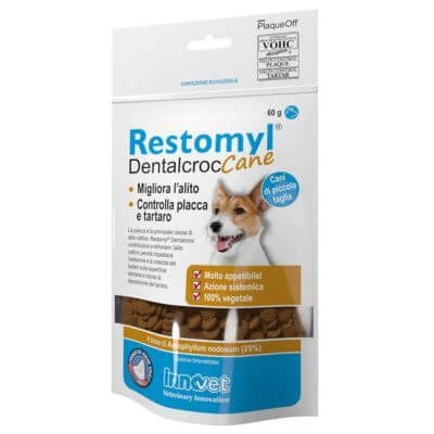 Restomyl dentalcroc câini mici pungă 60 g
