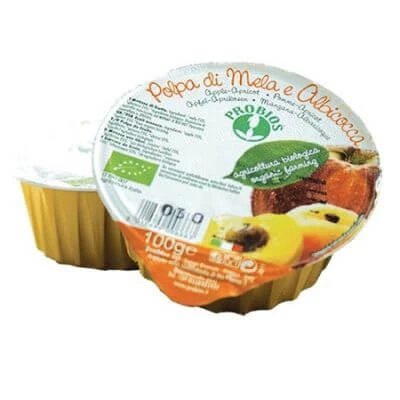Din fructe pulpă de mere și caise 100 g