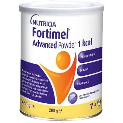 Nutricia fortimel pulbere avansată 1 kcal vanilie 280 g