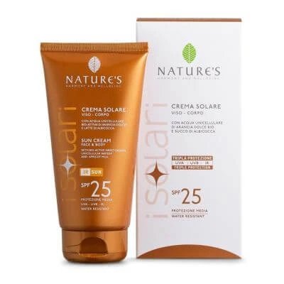 Nature's i solari cremă solară pentru față și corp spf 25 ir sun 150 ml