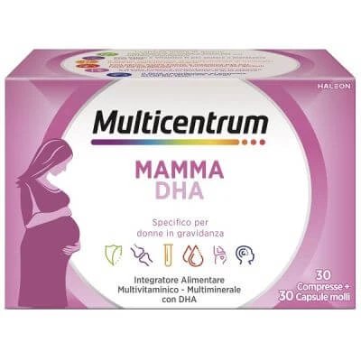 Multicentrum mum dha 30 comprimate + 30 capsule