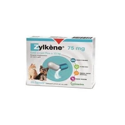Zylkene câini și pisici până la 10 kg 20 capsule 75 mg