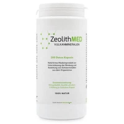 Zeolithmed detoxifiere minerală vulcanică 200 capsule